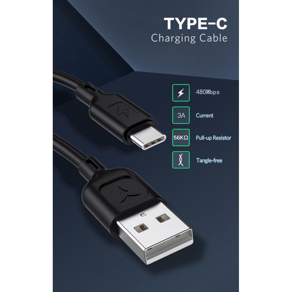 Дата кабель USB 2.0 AM to Type-C 1.2m Fast T-C829 Black T-Phox (T-C829 Black) - 4 Дата кабель USB 2.0 AM to Type-C 1.2m Fast T-C829 Black T-Phox (T-C829 Black) - 4