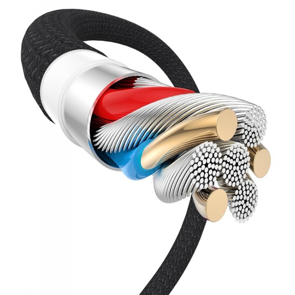 Дата кабель USB 2.0 AM to Type-C 1.0m Jagger T-C814 Black T-Phox (T-C814 black) - 4