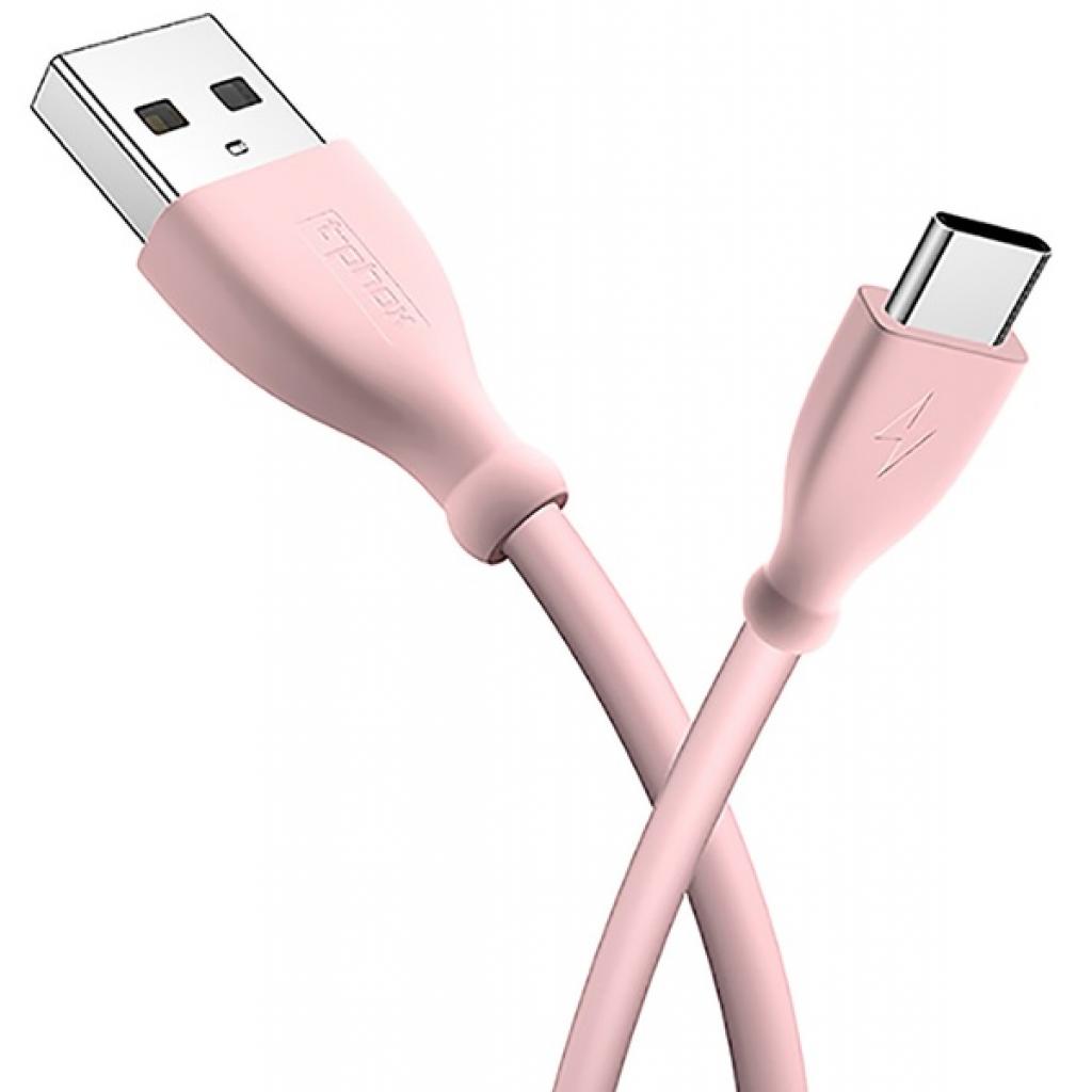 Дата кабель USB 2.0 AM to Type-C 1.0m Kitty T-C817 Pink T-Phox (T-C817 Pink) - 1