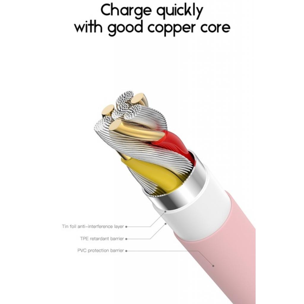 Дата кабель USB 2.0 AM to Type-C 1.0m Kitty T-C817 Pink T-Phox (T-C817 Pink) - 5