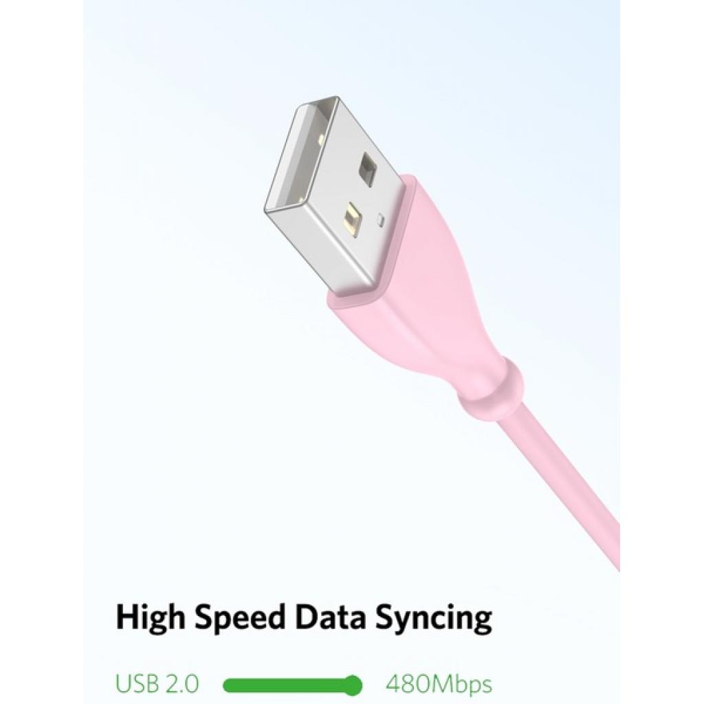 Дата кабель USB 2.0 AM to Type-C 1.0m Kitty T-C817 Pink T-Phox (T-C817 Pink) - 6