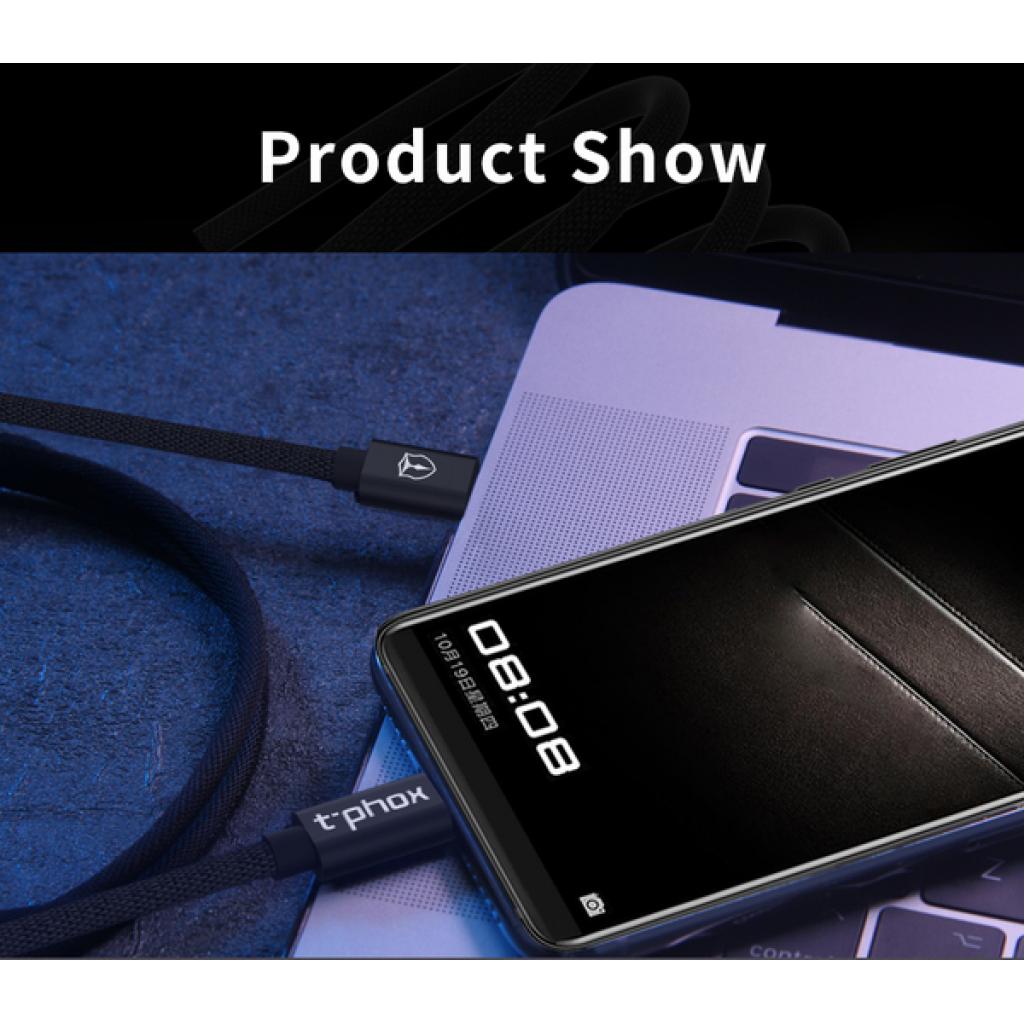 Дата кабель USB Type-C to Type-C 1.0m Speed T-CC811 Black T-Phox (T-CC811 Black) - 5 Дата кабель USB Type-C to Type-C 1.0m Speed T-CC811 Black T-Phox (T-CC811 Black) - 5