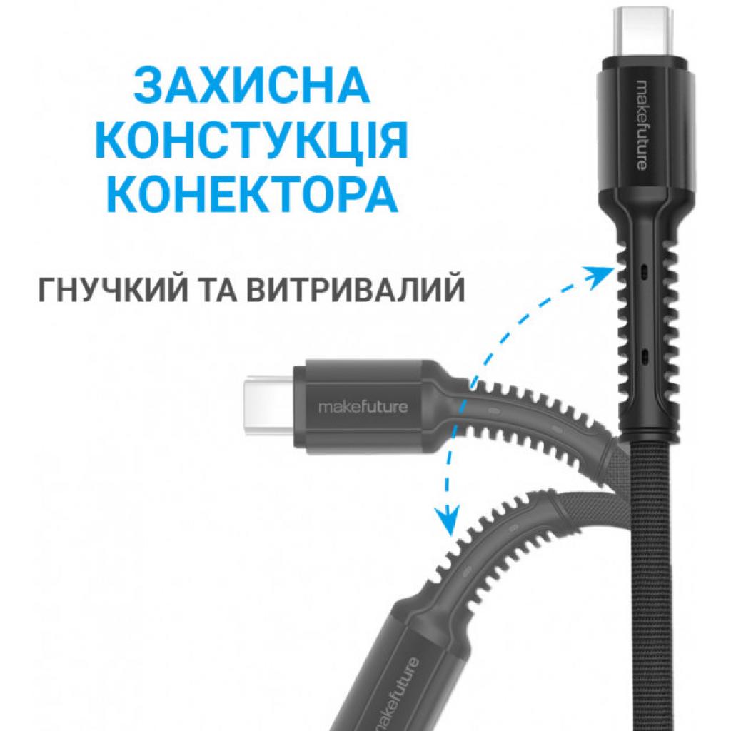 Дата кабель USB 2.0 AM to Type-C 1.0m 3 A MakeFuture (MCB-CD3GR) - 3 Дата кабель USB 2.0 AM to Type-C 1.0m 3 A MakeFuture (MCB-CD3GR) - 3