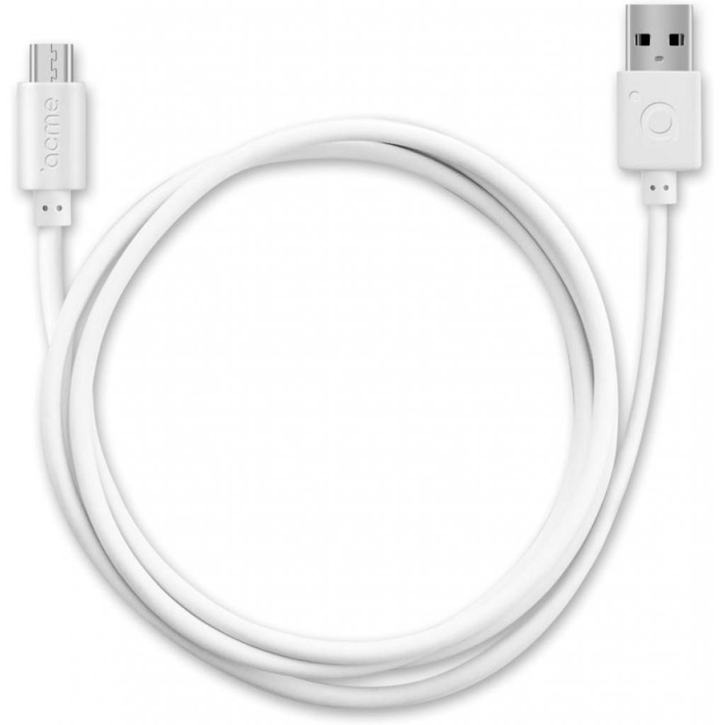 Дата кабель USB 2.0 AM to Micro 5P 1.0m CB1011W ACME (4770070879030) - 2