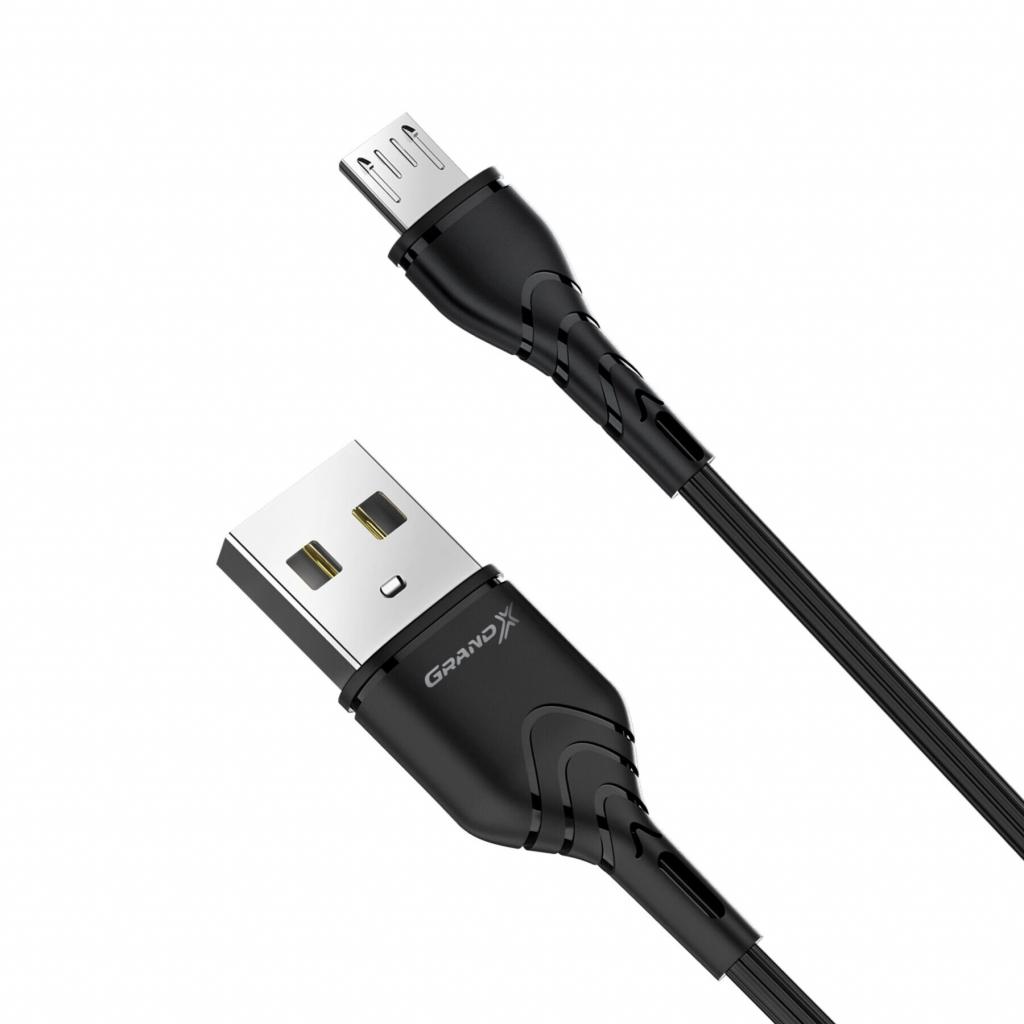 Дата кабель USB 2.0 AM to Micro 5P 1.0m Grand-X (PM-03B) - 1 Дата кабель USB 2.0 AM to Micro 5P 1.0m Grand-X (PM-03B) - 1