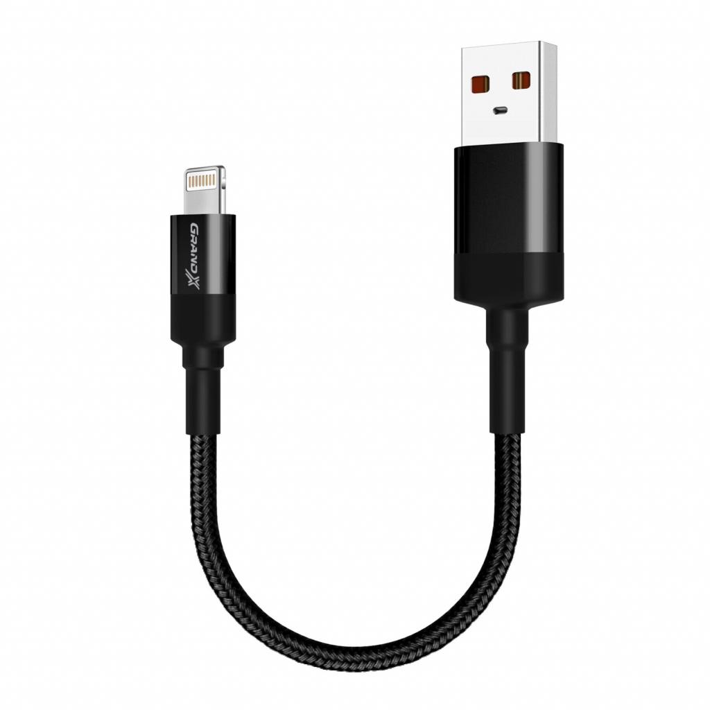 Дата кабель USB 2.0 AM to Lightning 0.2m Grand-X (FM-20L) - 1 Дата кабель USB 2.0 AM to Lightning 0.2m Grand-X (FM-20L) - 1