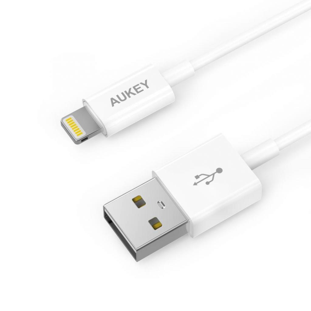 Дата кабель USB 2.0 AM to Lightning 1.0m Aukey (LLTS142840)