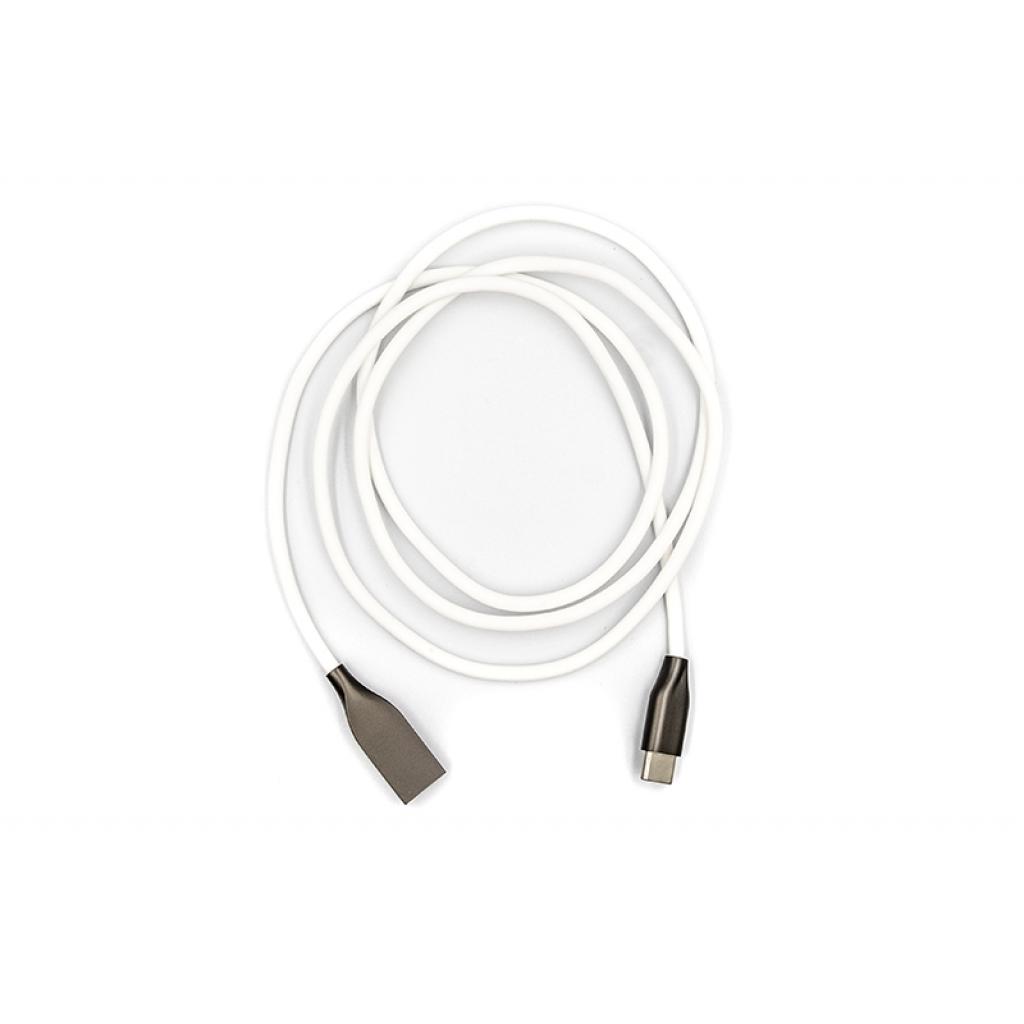 Дата кабель USB 2.0 AM to Type-C 1.0m white PowerPlant (CA910717) - 1