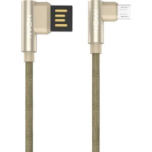 Дата кабель USB 2.0 AM to Micro 5P 1.0m DCPQ Gold Nomi (344269)