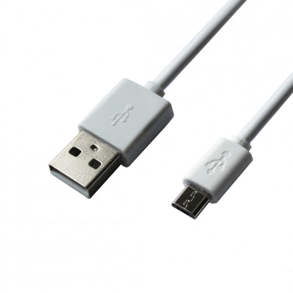 Дата кабель USB 2.0 AM to Micro 5P 1.0m PM01CW White Grand-X (PM01CW) - 1 Дата кабель USB 2.0 AM to Micro 5P 1.0m PM01CW White Grand-X (PM01CW) - 1