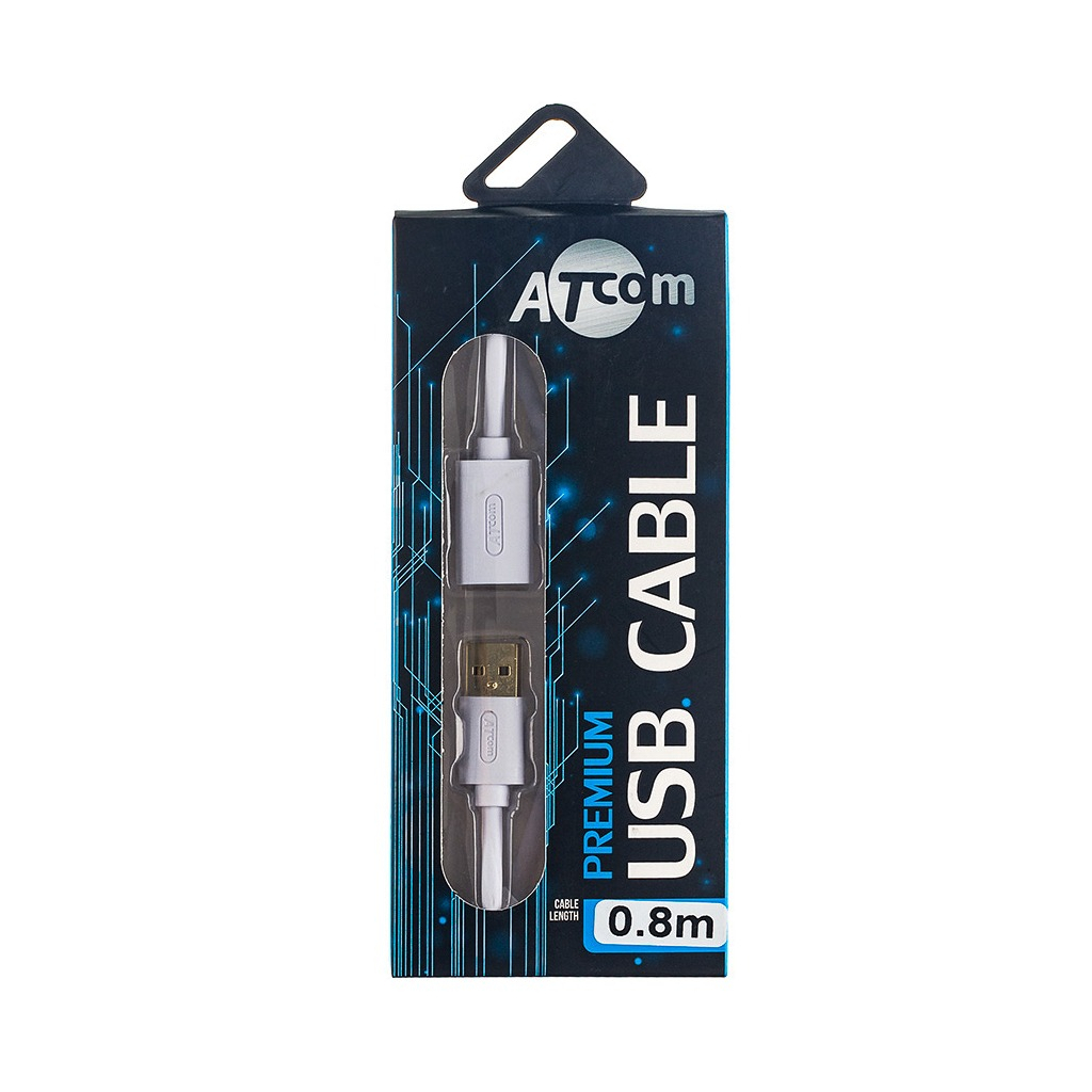 Дата кабель USB 2.0 AM/AF 1.8m Atcom (13425) - 1 Дата кабель USB 2.0 AM/AF 1.8m Atcom (13425) - 1