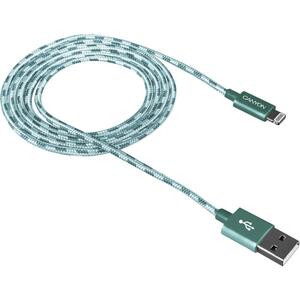 Дата кабель USB 2.0 AM to Lightning 1.0m Green Canyon (CNE-CFI3G)
