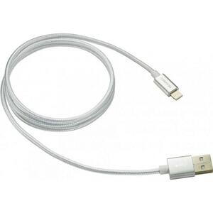 Дата кабель USB 2.0 AM to Lightning 1.0m Pearl White Canyon (CNE-CFI3PW)