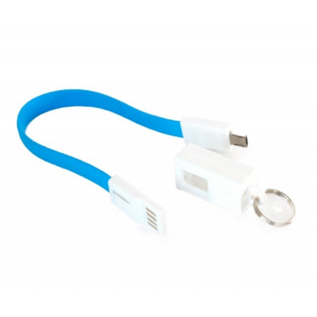 Дата кабель USB 2.0 AM to Micro 5P 0.18m blue Extradigital (KBU1785) - 1 Дата кабель USB 2.0 AM to Micro 5P 0.18m blue Extradigital (KBU1785) - 1