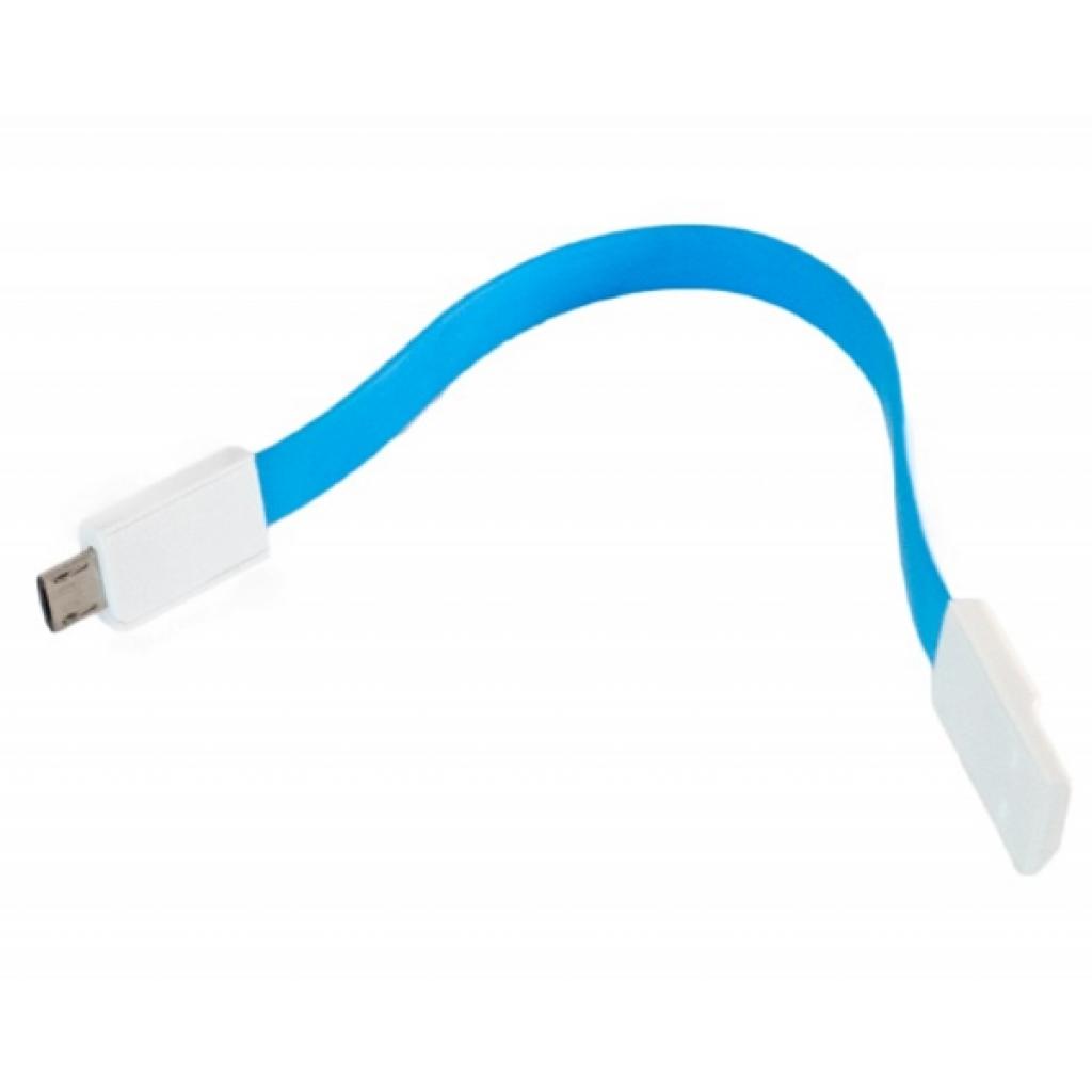 Дата кабель USB 2.0 AM to Micro 5P 0.18m blue Extradigital (KBU1785) - 2 Дата кабель USB 2.0 AM to Micro 5P 0.18m blue Extradigital (KBU1785) - 2