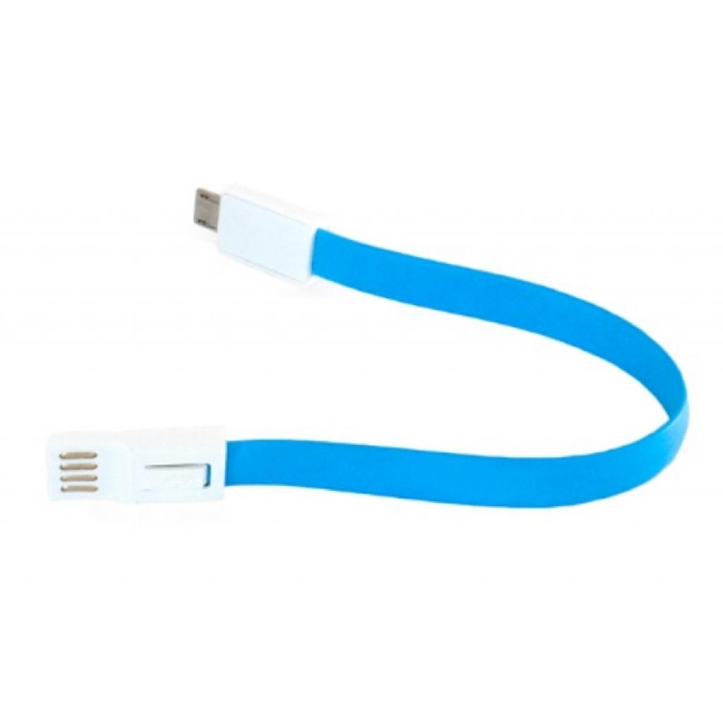 Дата кабель USB 2.0 AM to Micro 5P 0.18m blue Extradigital (KBU1785) - 3 Дата кабель USB 2.0 AM to Micro 5P 0.18m blue Extradigital (KBU1785) - 3