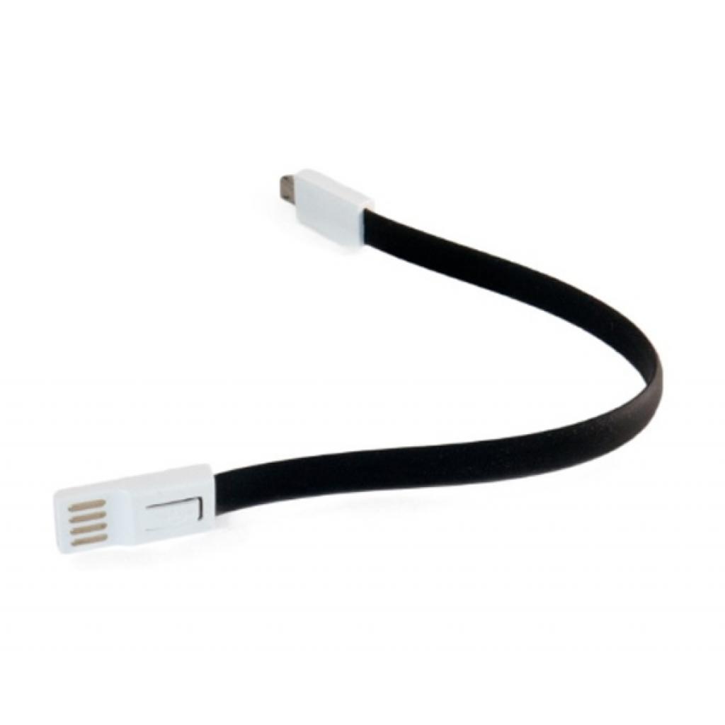 Дата кабель USB 2.0 AM to Micro 5P 0.18m black Extradigital (KBU1786) - 2