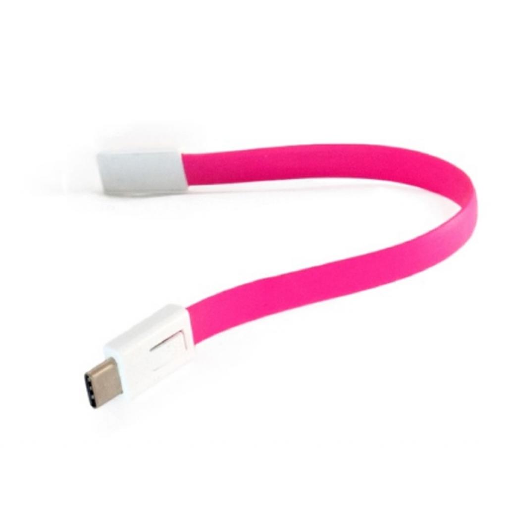 Дата кабель USB 2.0 AM to Type-C 0.18m pink Extradigital (KBU1788) - 3
