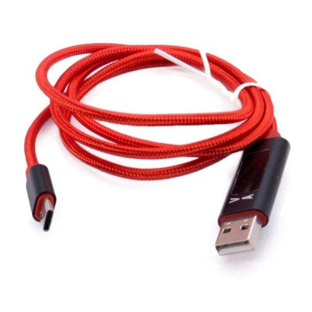 Дата кабель USB 2.0 AM to Type-C With LCD display Extradigital (KBU1735) - 2