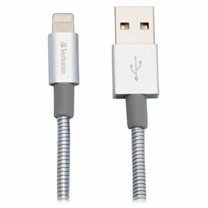 Дата кабель USB 2.0 AM to Lightning 0.3m silver Verbatim (48864)