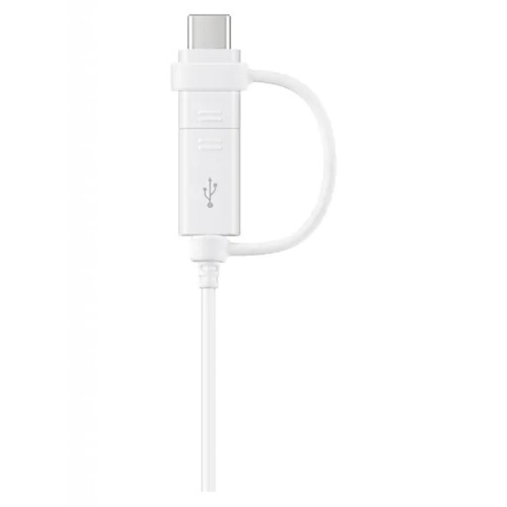 Дата кабель USB 2.0 AM to Type-C + Micro 5P 1.5m white Samsung (EP-DG930DWEGRU) - 1