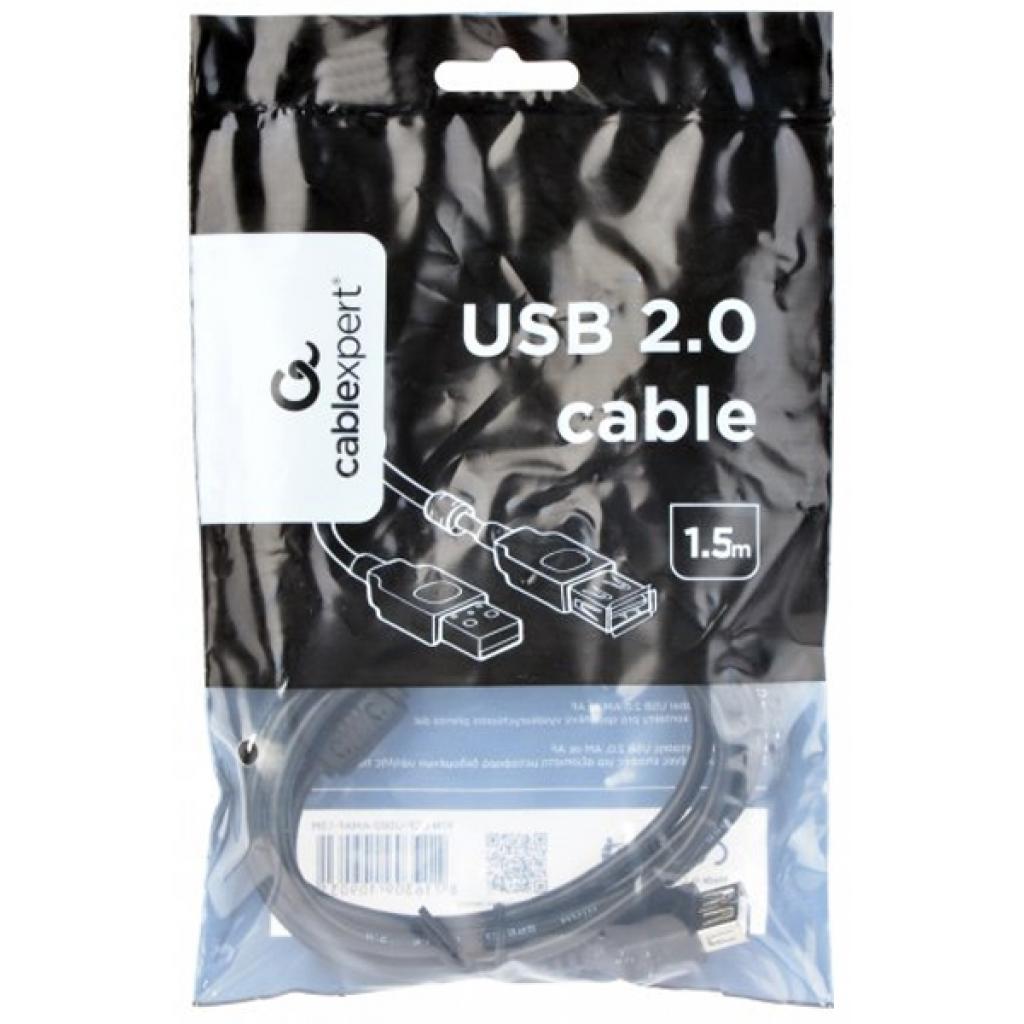 Дата кабель USB 2.0 AM/AF 1.5m Cablexpert (CCF-USB2-AMAF-1.5M) - 3 Дата кабель USB 2.0 AM/AF 1.5m Cablexpert (CCF-USB2-AMAF-1.5M) - 3