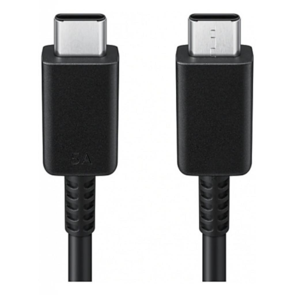 Дата кабель USB Type-C to Type-C 1.0m 5A black Samsung (EP-DN975BBRGRU) - 1