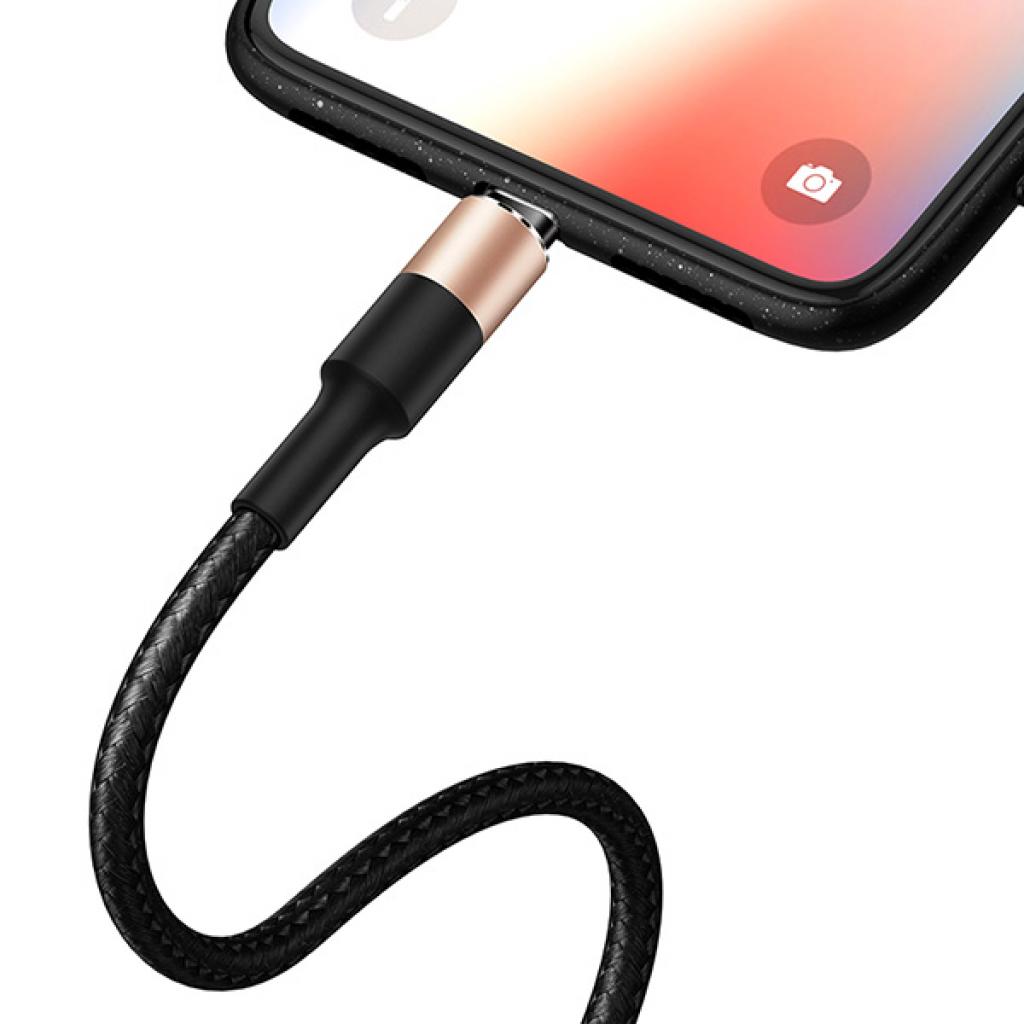 Дата кабель USB 2.0 AM to Lightning + Micro 5P + Type-C 1.2m T-F815 T-Phox (T-F815 Mix Black/Gold) - 2