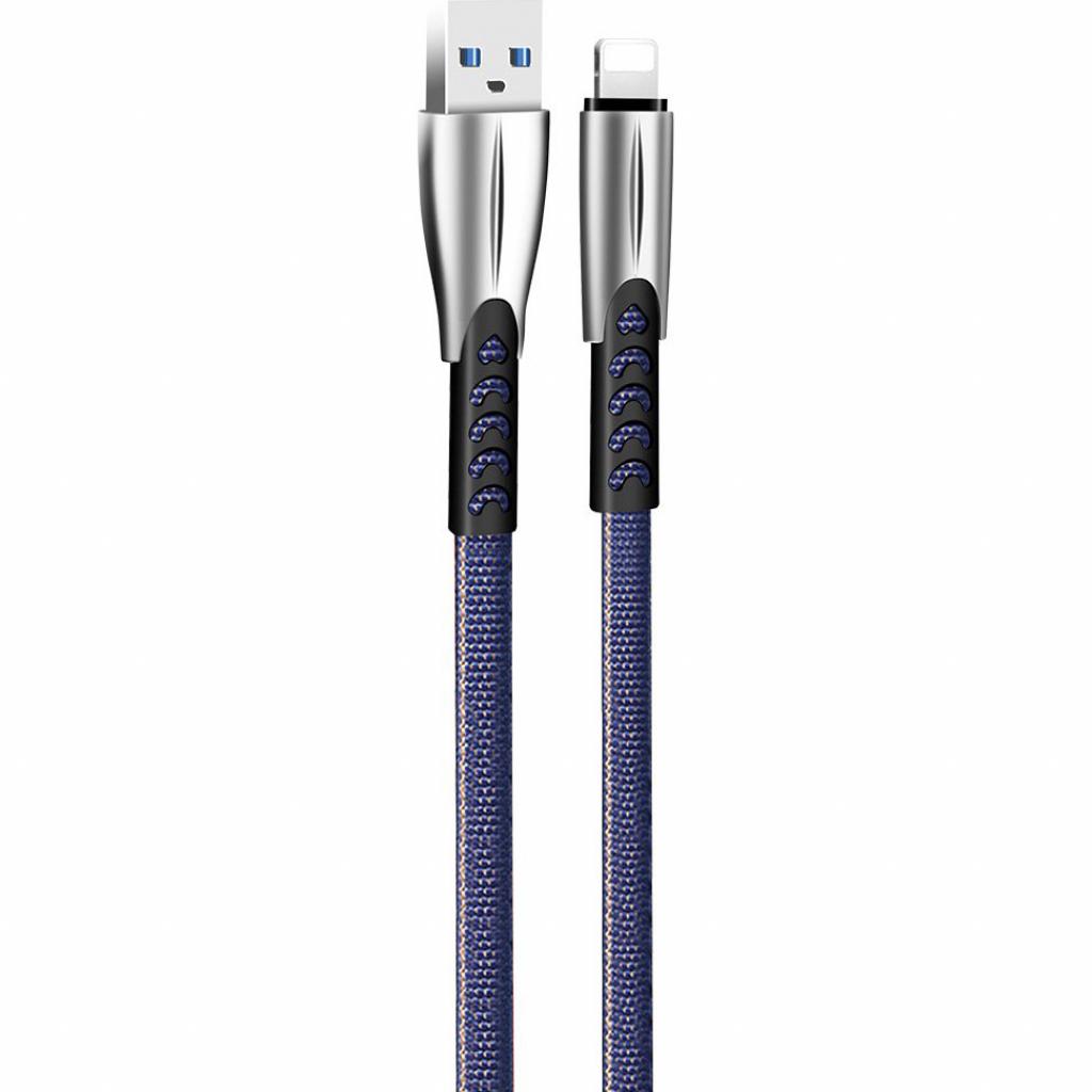 Дата кабель USB 2.0 AM to Lightning 1.0m zinc alloy blue ColorWay (CW-CBUL010-BL) - 1 Дата кабель USB 2.0 AM to Lightning 1.0m zinc alloy blue ColorWay (CW-CBUL010-BL) - 1