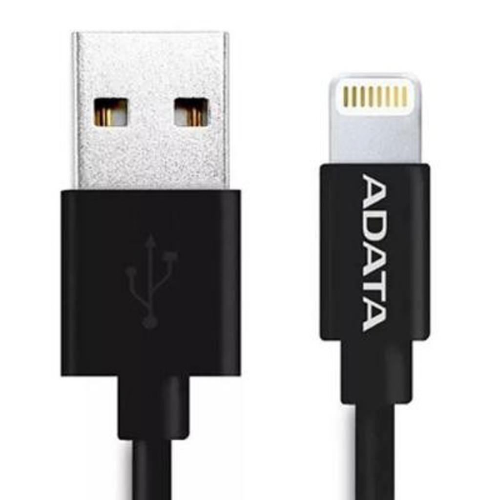 Дата кабель USB 2.0 AM to Lightning 1.0m MFI Black ADATA (AMFIPL-1M-CBK) Дата кабель USB 2.0 AM to Lightning 1.0m MFI Black ADATA (AMFIPL-1M-CBK)