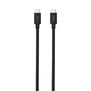 Дата кабель USB 2.0 Type-C to Type-C URBAN 480 Mbps PD2.01m BLACK Trust (21176) Дата кабель USB 2.0 Type-C to Type-C URBAN 480 Mbps PD2.01m BLACK Trust (21176)
