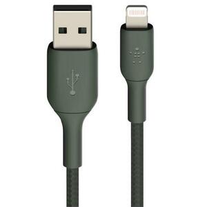 Дата кабель USB 2.0 AM to Lightning 1.0m midnight green Belkin (CAA001BT1MMG)