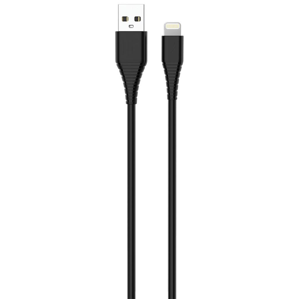 Дата кабель ColorWay USB 2.0 AM to Lightning 1.0m black (CW-CBUL024-BK) - 1 Дата кабель ColorWay USB 2.0 AM to Lightning 1.0m black (CW-CBUL024-BK) - 1