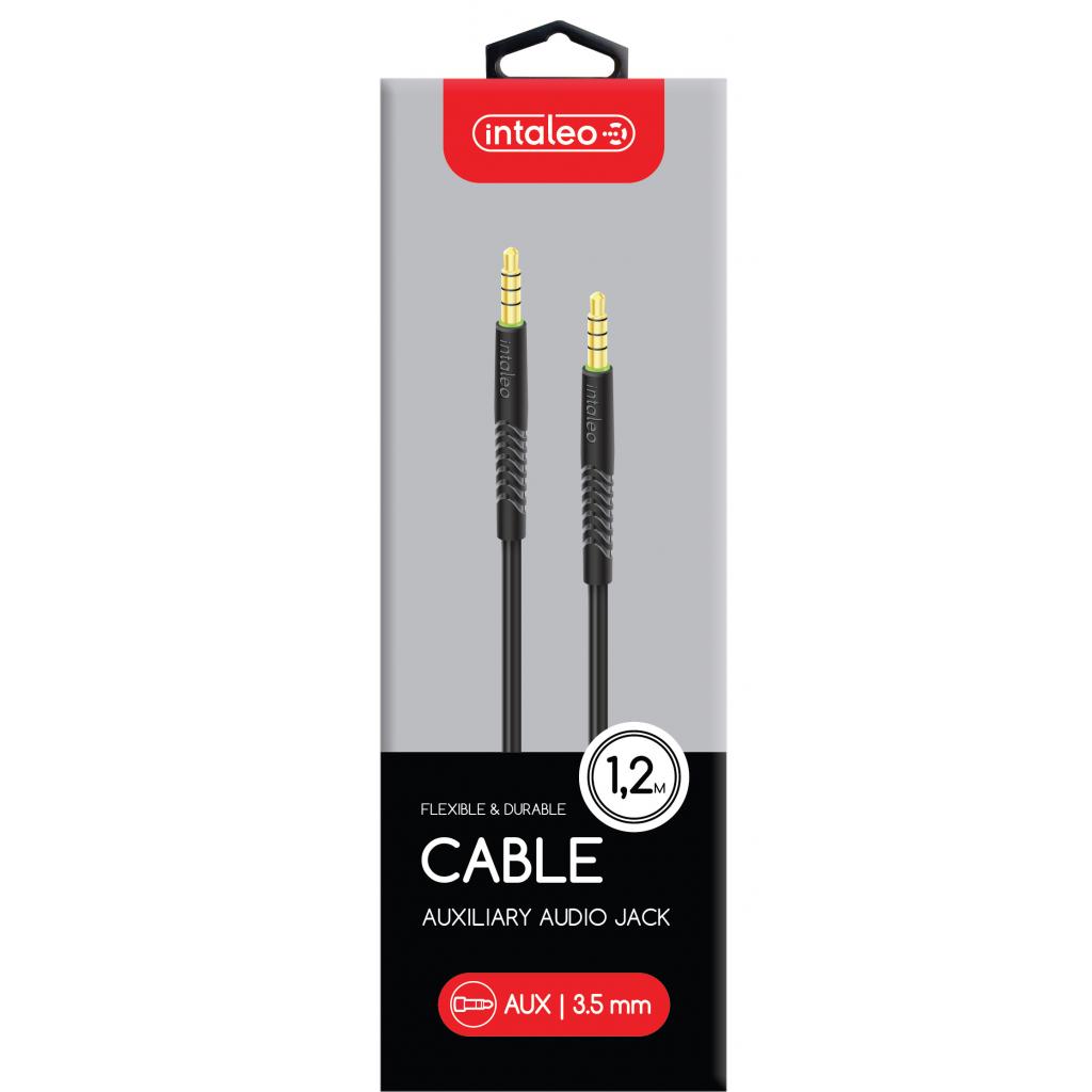 Дата кабель Кабель синхронізації Intaleo CBFLEXA1 AUX 1,2м (чорний) Intaleo (1283126487538) - 1