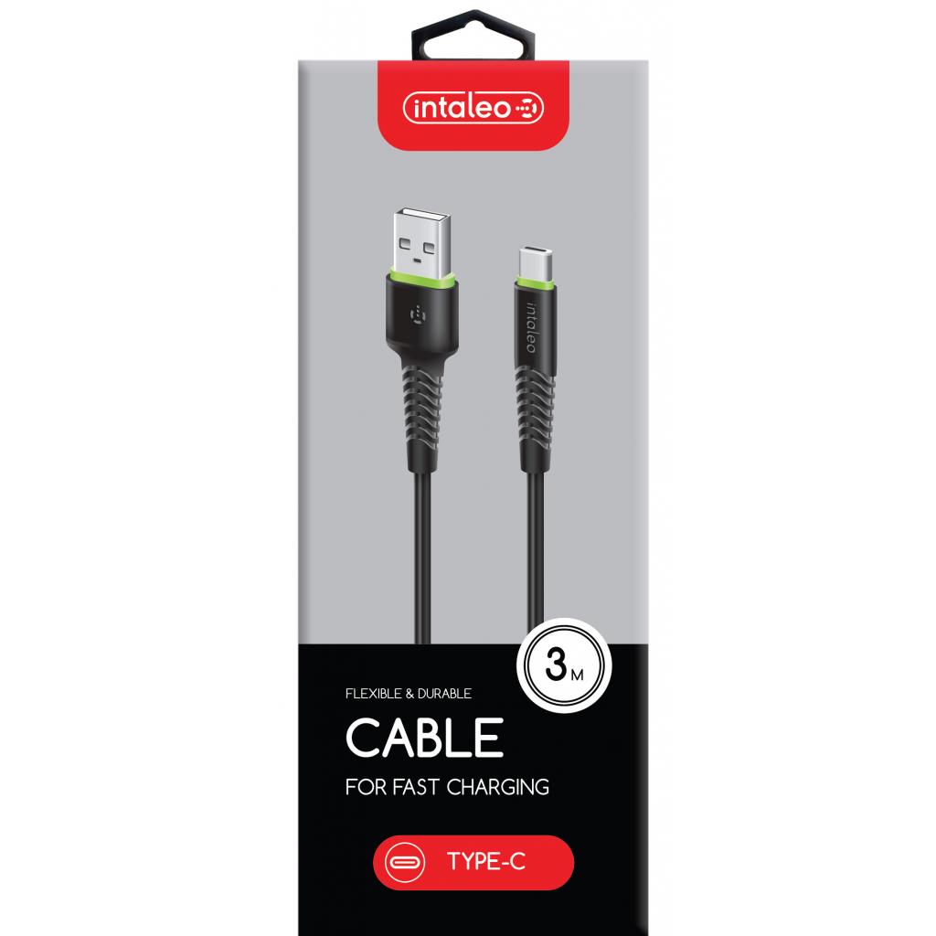 Дата кабель USB 2.0 AM to Type-C 3.0m CBFLEXT3 black Intaleo (1283126487514) - 1 Дата кабель USB 2.0 AM to Type-C 3.0m CBFLEXT3 black Intaleo (1283126487514) - 1