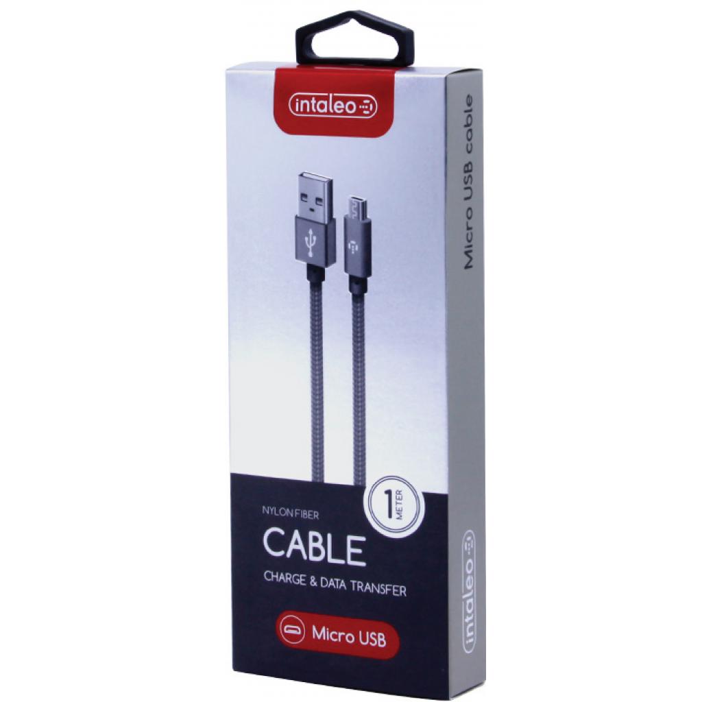 Дата кабель USB 2.0 AM to Micro 5P 1.0m CBGNYM1 grey Intaleo (1283126477676) - 1 Дата кабель USB 2.0 AM to Micro 5P 1.0m CBGNYM1 grey Intaleo (1283126477676) - 1