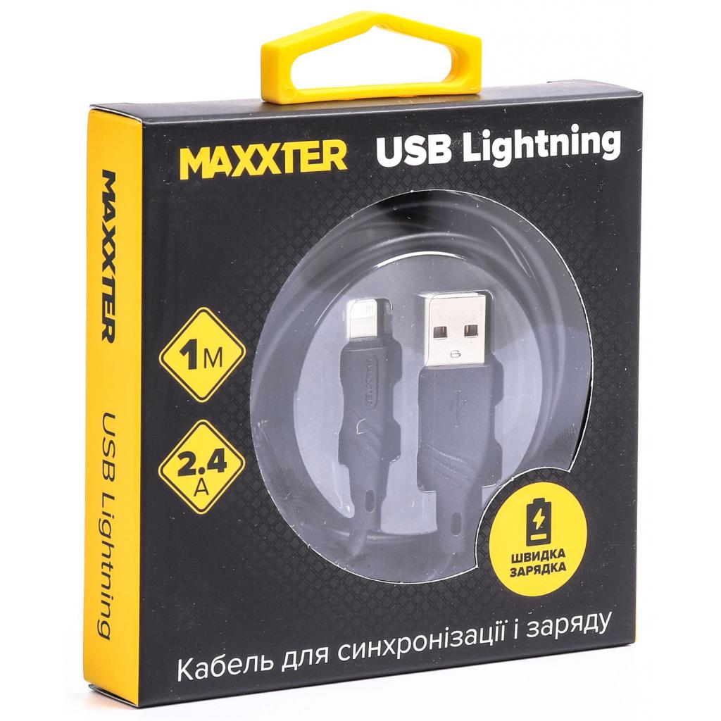 Дата кабель USB 2.0 AM to Lightning 2.0m Maxxter (UB-L-USB-02-2m) - 1