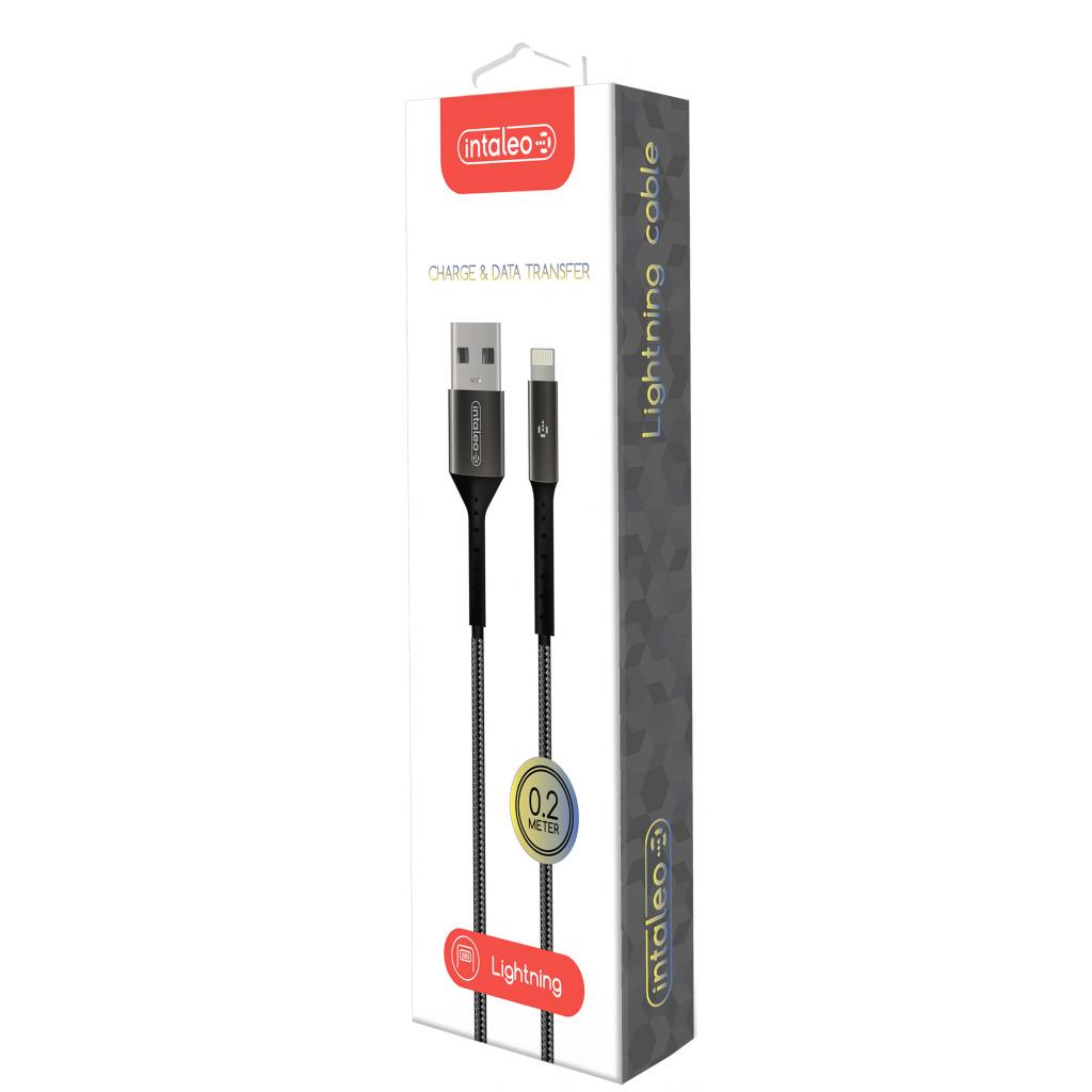 Дата кабель USB 2.0 AM to Lightning 0.2m Intaleo (1283126495618) - 1