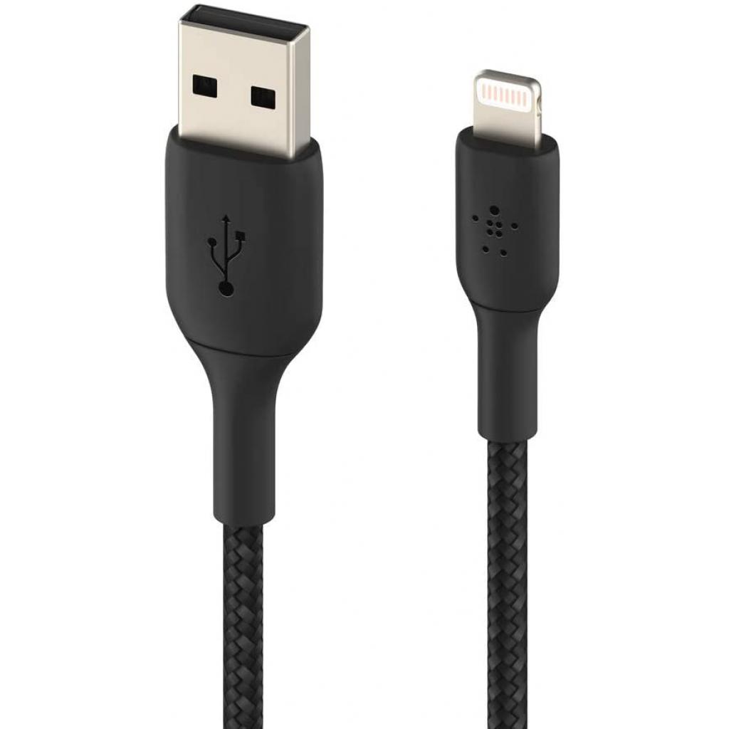 Дата кабель USB 2.0 AM to Lightning 2.0m Belkin (CAA002BT2MBK) - 1 Дата кабель USB 2.0 AM to Lightning 2.0m Belkin (CAA002BT2MBK) - 1