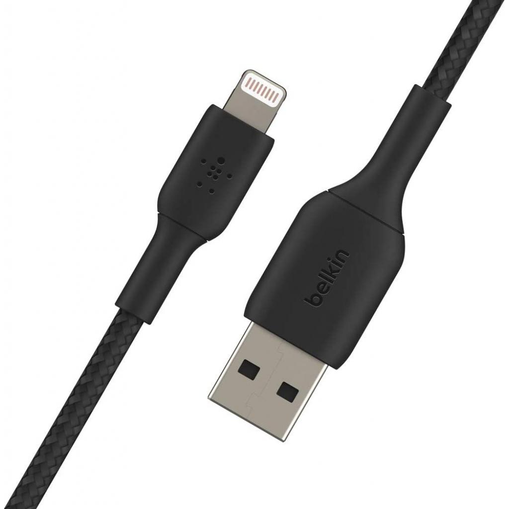 Дата кабель USB 2.0 AM to Lightning 2.0m Belkin (CAA002BT2MBK) - 2 Дата кабель USB 2.0 AM to Lightning 2.0m Belkin (CAA002BT2MBK) - 2
