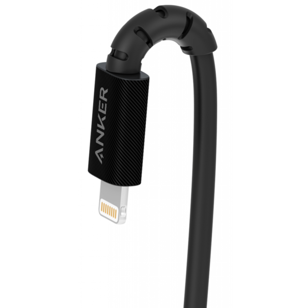Дата кабель USB-C to Lightning 1.8m Powerline Select (Black) Anker (A8613G11) - 1 Дата кабель USB-C to Lightning 1.8m Powerline Select (Black) Anker (A8613G11) - 1