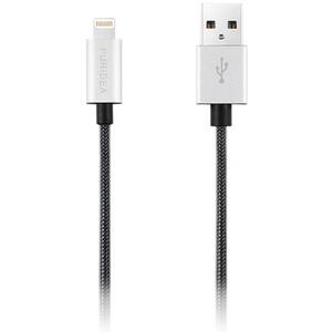 Дата кабель USB 2.0 AM to Lightning 1.0m MFI Silver Puridea (L01-Silver)