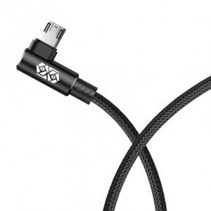 Дата кабель Baseus USB 2.0 AM to Micro 5P 1.0m MVP Elbow Black (CAMMVP-A01)