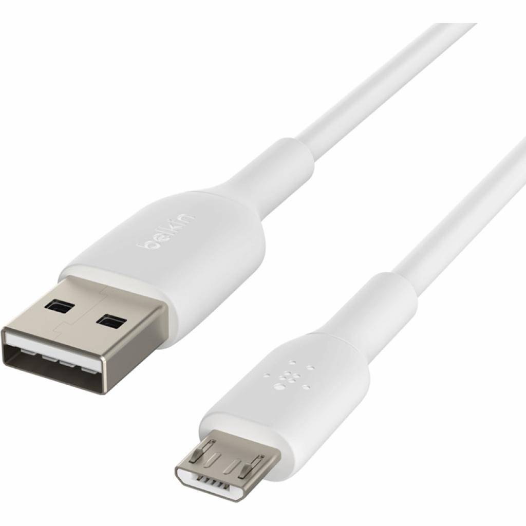 Дата кабель USB 2.0 AM to Micro 5P 1.0m white Belkin (CAB005BT1MWH) - 2 Дата кабель USB 2.0 AM to Micro 5P 1.0m white Belkin (CAB005BT1MWH) - 2
