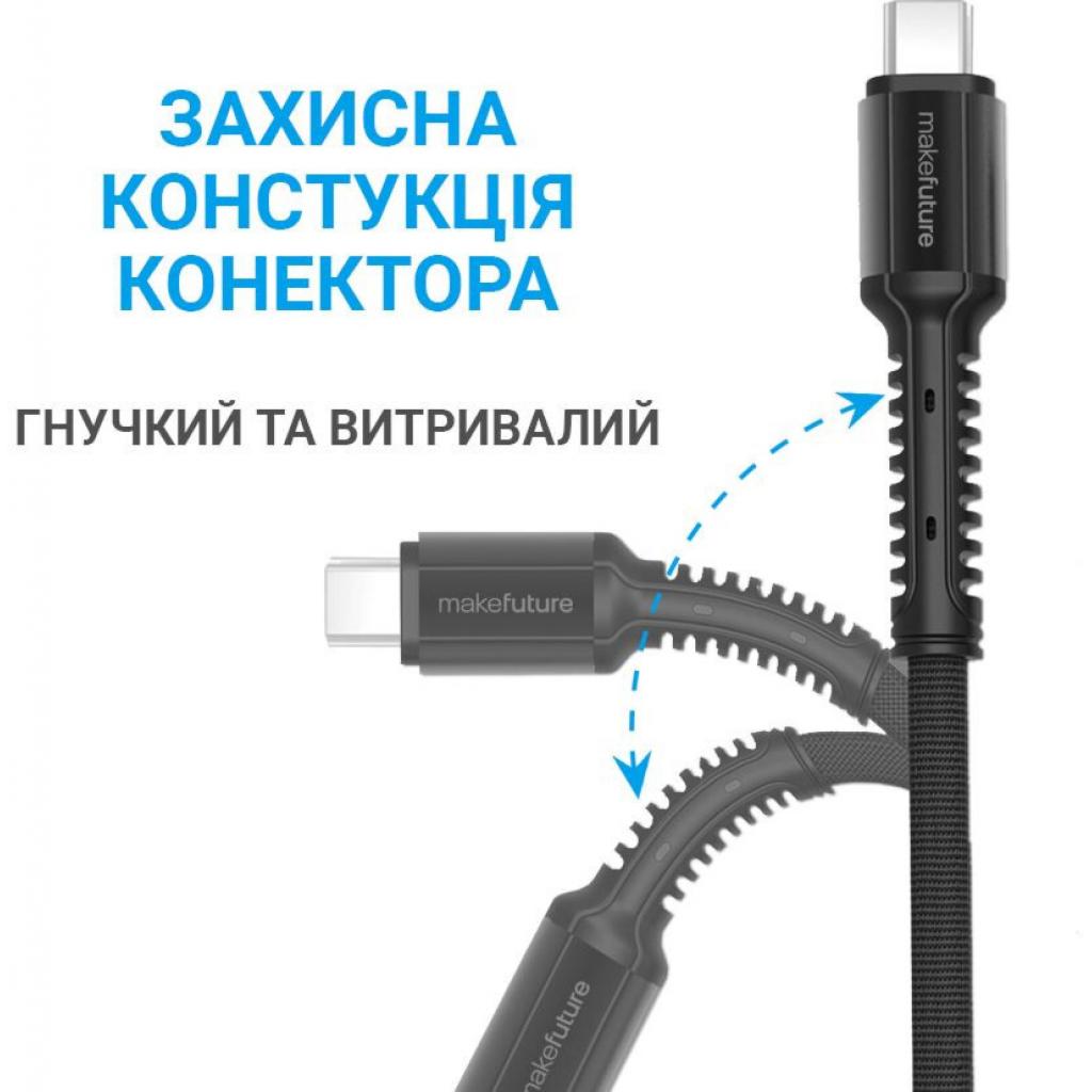 Дата кабель USB 2.0 AM to Lightning 1.0m Denim Grey MakeFuture (MCB-LD2GR) - 3 Дата кабель USB 2.0 AM to Lightning 1.0m Denim Grey MakeFuture (MCB-LD2GR) - 3