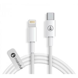 Дата кабель USB Type-C to Lightning 1.2m TPE White MakeFuture (MCB-LT1WH) Дата кабель USB Type-C to Lightning 1.2m TPE White MakeFuture (MCB-LT1WH)