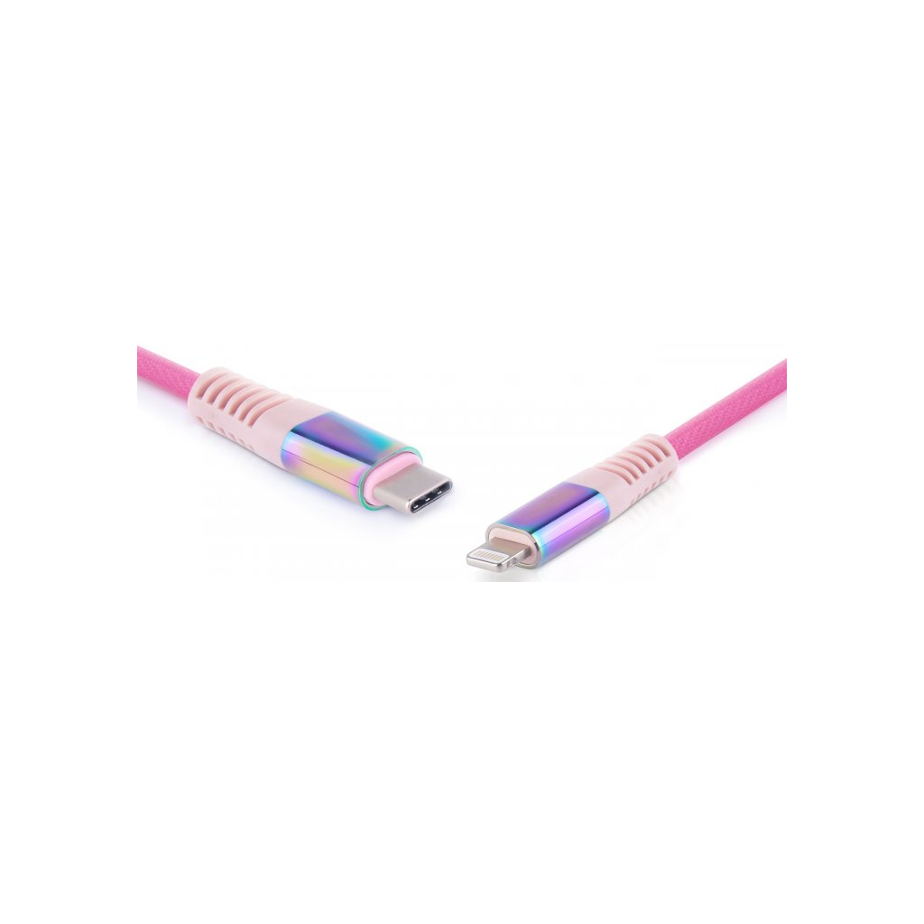 Дата кабель USB Type-C to Lightning 1.0m MFI Rainbow REAL-EL (EL123500054) - 4