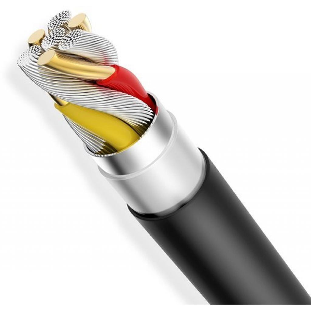 Дата кабель USB 2.0 AM to Micro 5P 1.2m T-M801 black PB T-Phox (T-M801 black PB) - 4