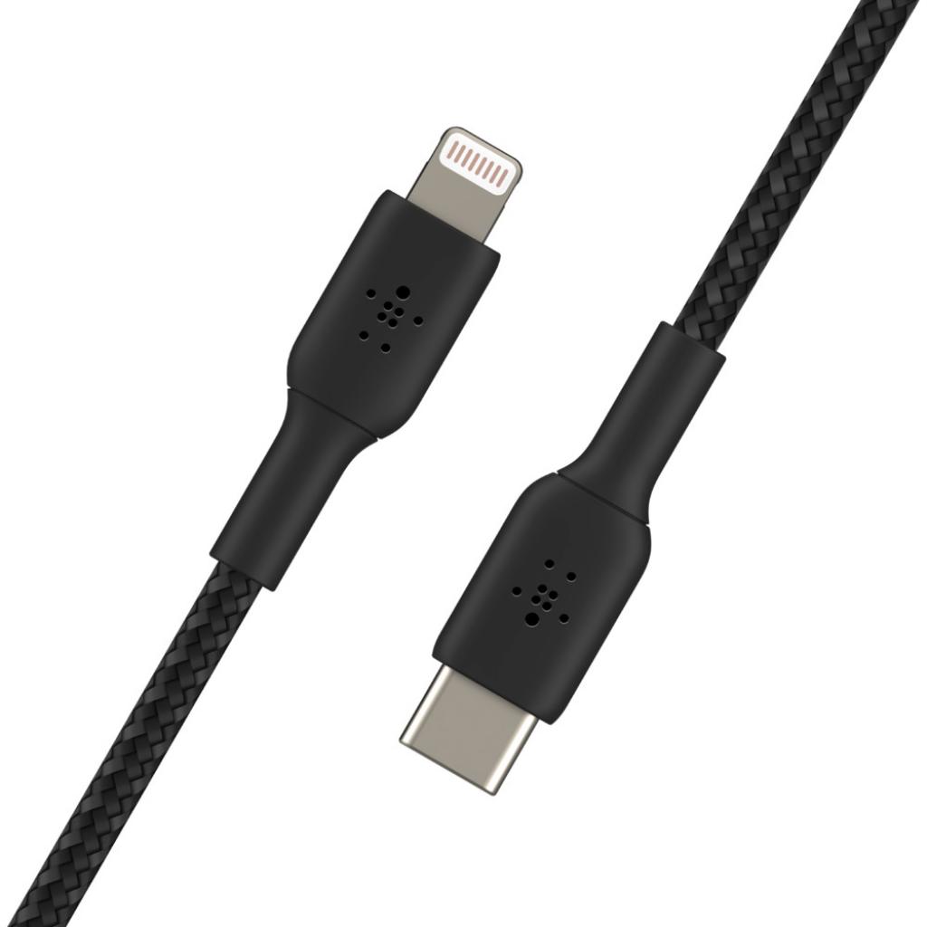Дата кабель USB Type-C to Lightning 2.0m Belkin (CAA004BT2MBK) - 1