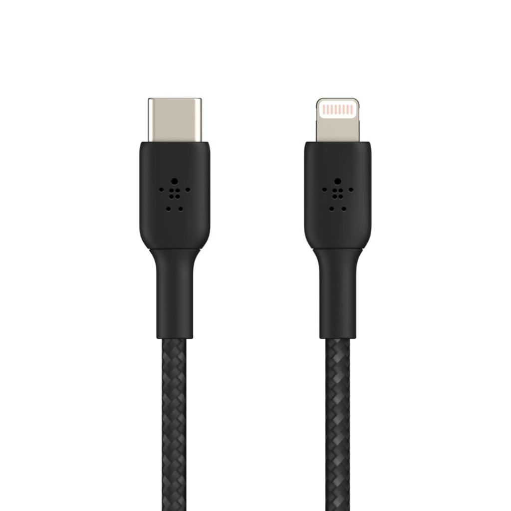Дата кабель USB Type-C to Lightning 2.0m Belkin (CAA004BT2MBK) - 3